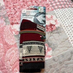 Smartwool Everyday Red and Black Socks